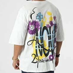 De gros 🌟 Tee 👕 Shirt FT-6138 Blanc de 2Y Premium 😉