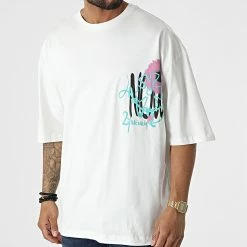 De gros 🌟 Tee 👕 Shirt FT-6138 Blanc de 2Y Premium 😉 -2Y Premium Soldes 2y premium 310650 FT 6138 ECRU 20220324T162921 03