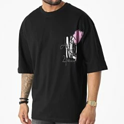 Grosses soldes ❤️ Tee 👕 Shirt FT-6138 Noir de 2Y Premium 🎉 -2Y Premium Soldes 2y premium 310652 FT 6138 BLACK 20220324T162017 04