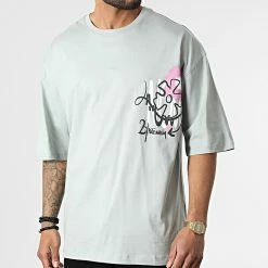 Vente flash 👏 Tee 👚 Shirt FT-6138 Gris de 2Y Premium 🛒 -2Y Premium Soldes 2y premium 310653 FT 6138 GREY 20220324T161043 03