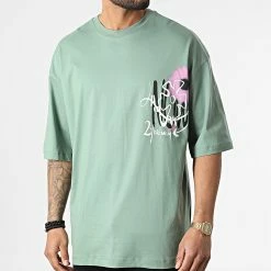 Top 10 ❤️ Tee 👚 Shirt FT-6138 Vert de 2Y Premium 😍 -2Y Premium Soldes 2y premium 310654 FT 6138 HEDGE GREEN 20220324T160825 03