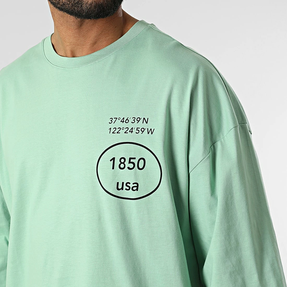 Acheter 🎁 Tee 👕 Shirt FT-6126 Vert Clair de 2Y Premium 🛒 4 Acheter 🎁 Tee 👕 Shirt FT-6126 Vert Clair de 2Y Premium 🛒 – Image 2