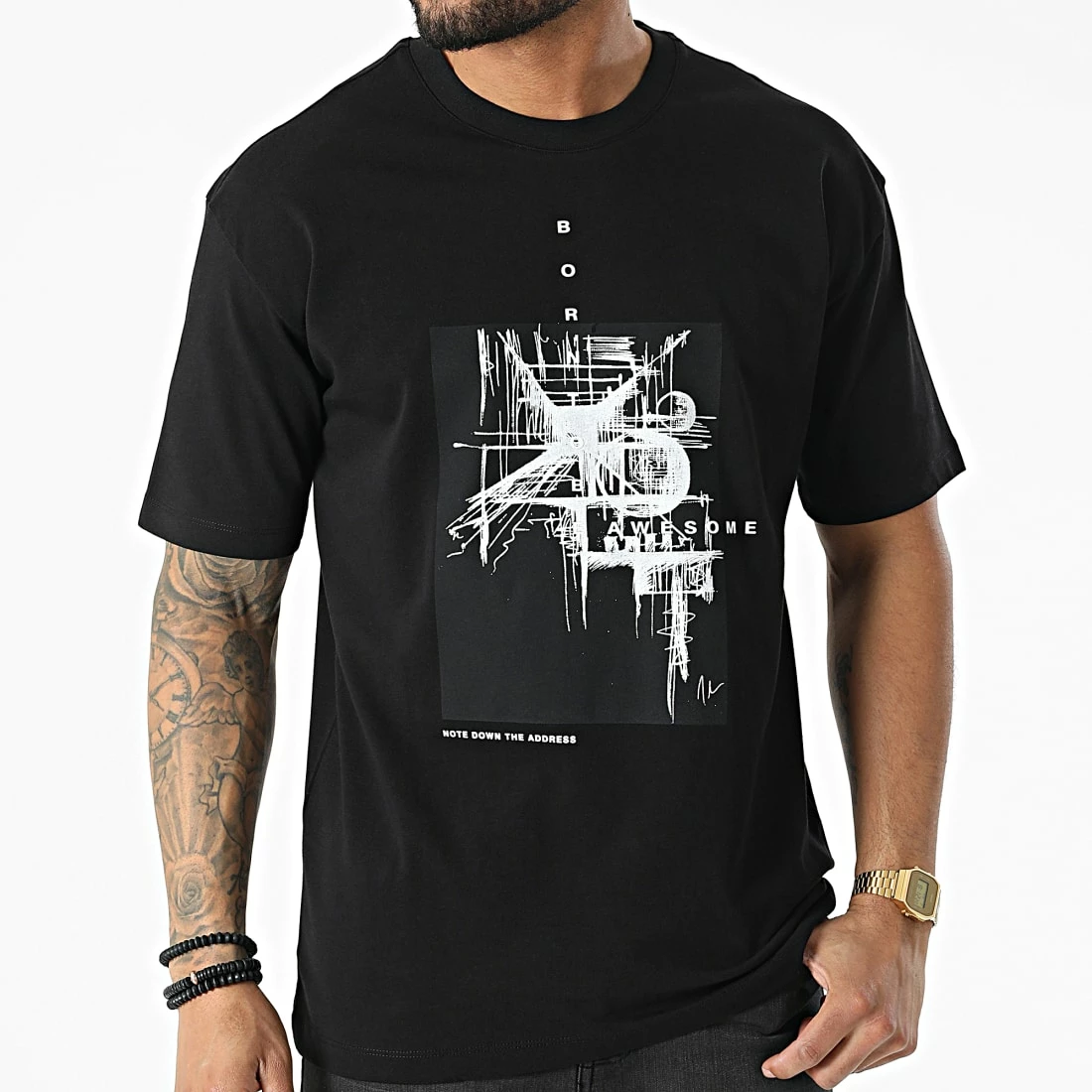 Grosses soldes 😉 Tee 👚 Shirt FT-6113 Noir de 2Y Premium ✔️ 3 Grosses soldes 😉 Tee 👚 Shirt FT-6113 Noir de 2Y Premium ✔️