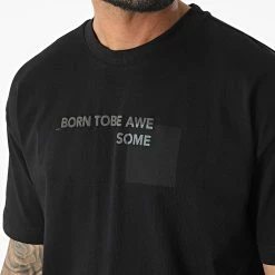 Promo 👍 Tee 👕 Shirt FT-6098 Noir de 2Y Premium 👏 -2Y Premium Soldes 2y premium 310664 FT 6098 BLACK 20220324T161952 02