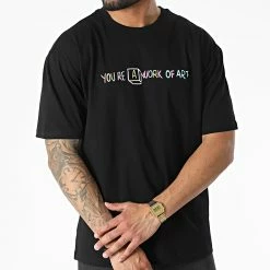 Acheter 🔥 Tee 👕 Shirt FT-6135 Noir de 2Y Premium ✔️ -2Y Premium Soldes 2y premium 310673 FT 6135 BLACK 20220324T162101 03