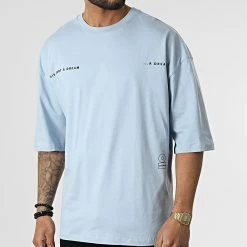 Nouveau 🎉 Tee 👚 Shirt FT-6107 Bleu Clair de 2Y Premium 🎁 -2Y Premium Soldes 2y premium 310675 FT 6107 BLUE FROG 20220324T160650 03