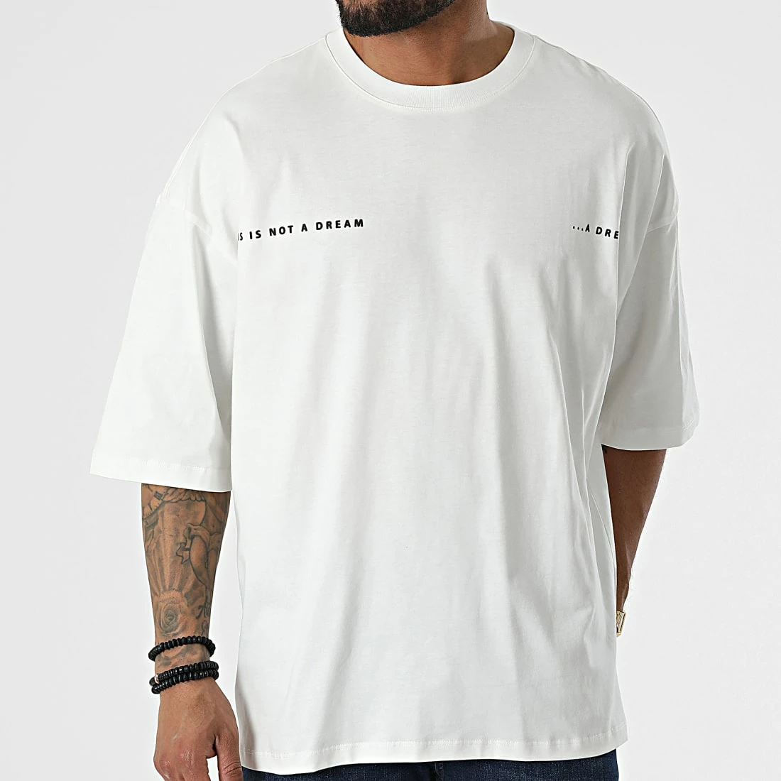 Remise ❤️ Tee 👚 Shirt FT-6107 Blanc de 2Y Premium 🧨 6 Remise ❤️ Tee 👚 Shirt FT-6107 Blanc de 2Y Premium 🧨 – Image 4