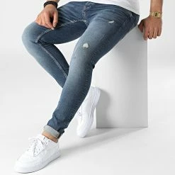Remise 🔥 Jean Skinny B6901 Bleu Denim de 2Y Premium ⌛ -2Y Premium Soldes 2y premium 310899 B6901 BLUE 20220401T154257 02
