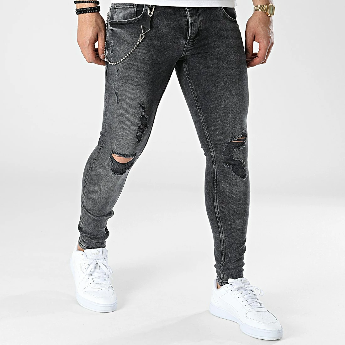 Promo ⌛ Jean Skinny B6981 Noir de 2Y Premium ❤️ 3 Promo ⌛ Jean Skinny B6981 Noir de 2Y Premium ❤️