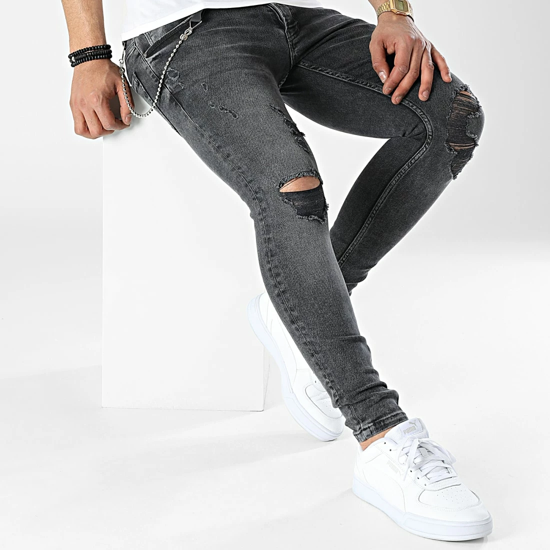 Promo ⌛ Jean Skinny B6981 Noir de 2Y Premium ❤️ 5 Promo ⌛ Jean Skinny B6981 Noir de 2Y Premium ❤️ – Image 3