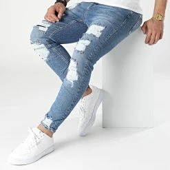 Le moins cher 🎁 Jean Skinny AT8179 Bleu Denim de 2Y Premium ✨ -2Y Premium Soldes 2y premium 310906 AT8185 BLUE 20220328T161916 03