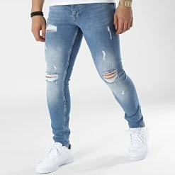 Acheter ⌛ Jean Skinny B6311 Bleu Denim de 2Y Premium 😉