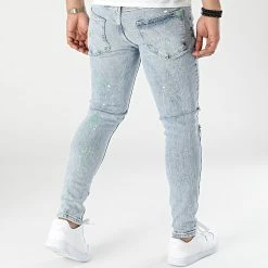 De gros 😀 Jean Skinny AT8179 Bleu Wash de 2Y Premium 😍 -2Y Premium Soldes 2y premium 310914 AT8179 BLUE 20220328T161807 04