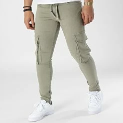 Nouveau 🔔 Jogger Pant ES8107 Vert Kaki de 2Y Premium ⌛