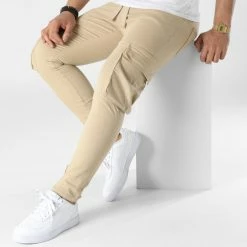 Promo 😉 Jogger Pant ES8107 Beige de 2Y Premium 🤩 -2Y Premium Soldes 2y premium 310928 ES8107 BEIGE 20220401T152806 02