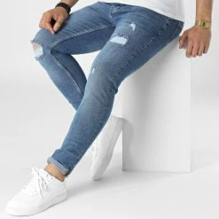Offres 😀 Jean Skinny P22-012 Bleu Denim de 2Y Premium ✨ -2Y Premium Soldes 2y premium 311346 P22 012 BLUE 20220328T154842 03