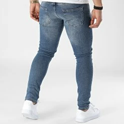 Le moins cher 🎉 Jean Slim P22-015 Bleu Denim de 2Y Premium 🛒 -2Y Premium Soldes 2y premium 311350 P22 015 BLUE 20220328T154759 04