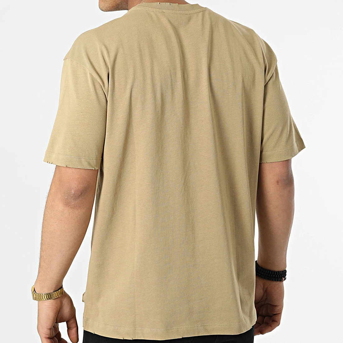 Nouveau 🛒 Tee 👚 Shirt Oversize Large FT-6112 Beige de 2Y Premium ⭐ 6 Nouveau 🛒 Tee 👚 Shirt Oversize Large FT-6112 Beige de 2Y Premium ⭐ – Image 4