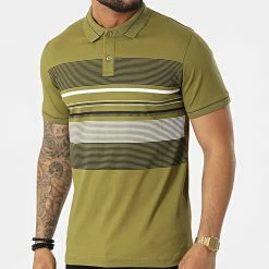 Le moins cher 🎉 Polo A Manches Courtes 2010 Vert Kaki de 2Y Premium 😉