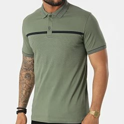 Tout neuf 👏 Polo Manches Courtes 2111 Vert Kaki de 2Y Premium 🥰