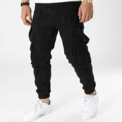 Meilleur prix ✨ Pantalon Cargo Jean B6889 Noir de 2Y Premium 😀