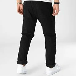 Le moins cher ✨ Pantalon Cargo En Jean B7036 Noir de 2Y Premium ⭐ -2Y Premium Soldes 2y premium 316338 B7036 BLACK 20220426T143847 04