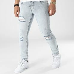 Sortie 🔔 Jean Skinny B7022 Bleu Wash de 2Y Premium ⭐