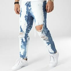 Tout neuf 😀 Jean B5728 Bleu Denim Blanc de 2Y Premium ❤️