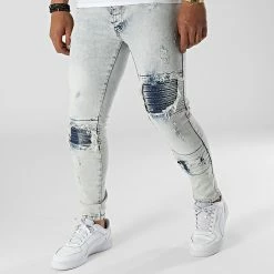 Acheter 🔥 Jean Slim B6114 Bleu Wash de 2Y Premium 🛒