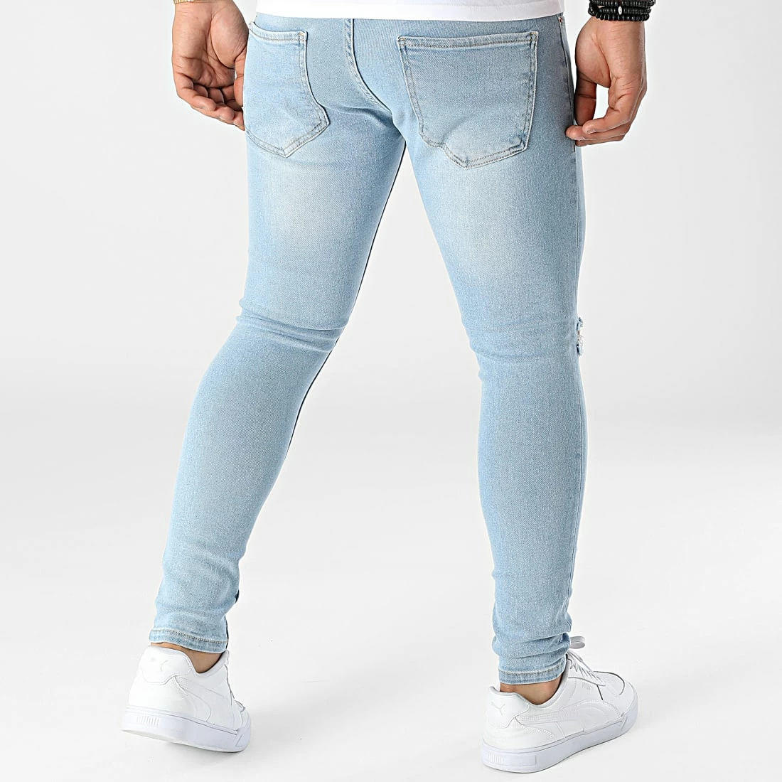Budget 🌟 Jean Skinny B7078 Bleu Wash de 2Y Premium 🎉 6 Budget 🌟 Jean Skinny B7078 Bleu Wash de 2Y Premium 🎉 – Image 4