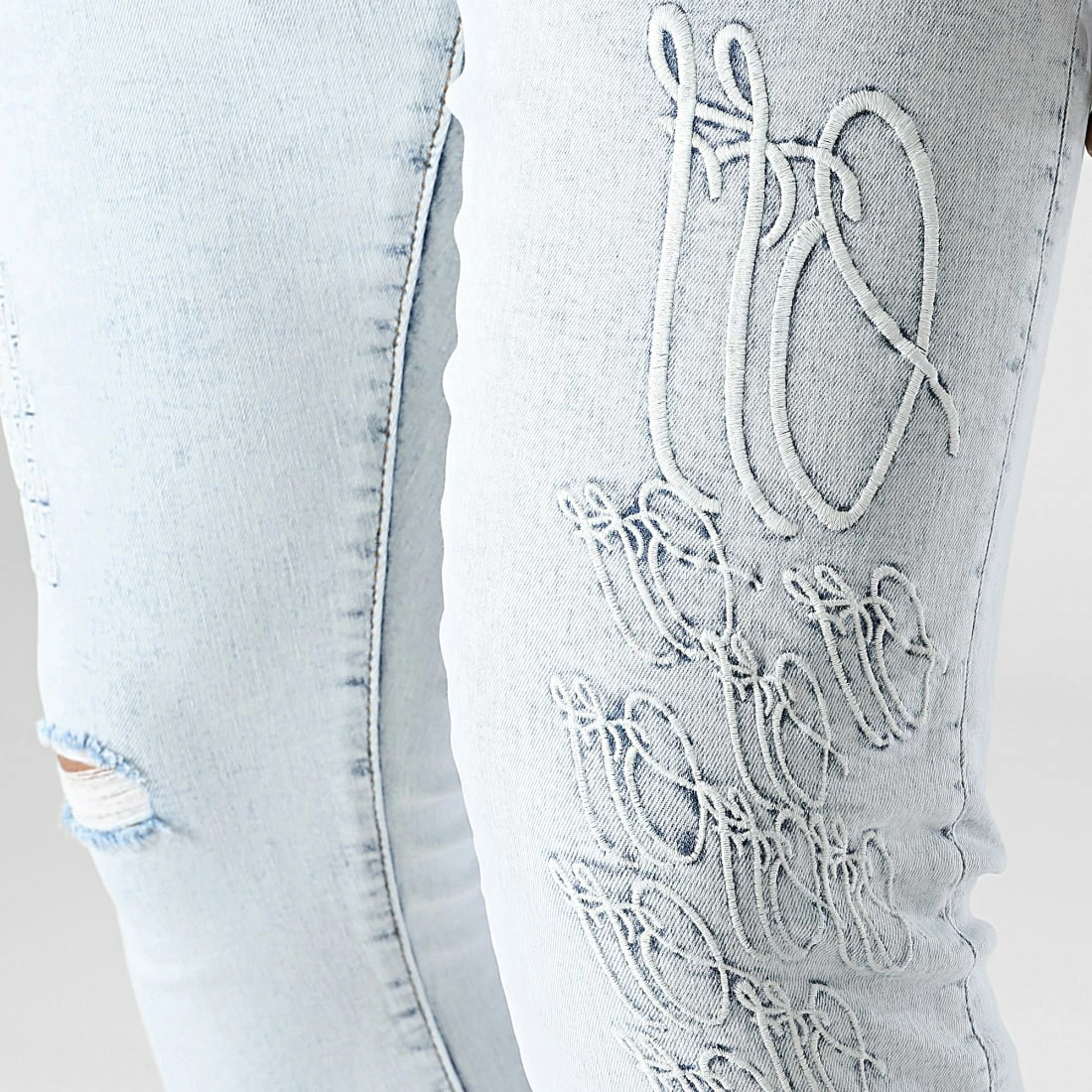 Meilleure affaire 🥰 Jean Slim B6434 Bleu Wash de 2Y Premium 🔥 4 Meilleure affaire 🥰 Jean Slim B6434 Bleu Wash de 2Y Premium 🔥 – Image 2