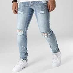 Meilleur prix 🥰 Jean Slim B5788 Bleu Wash de 2Y Premium 🔥