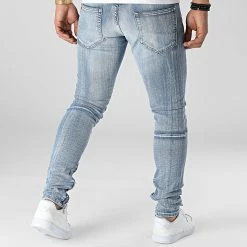 Meilleur prix 🥰 Jean Slim B5788 Bleu Wash de 2Y Premium 🔥 -2Y Premium Soldes 2y premium 318340 B5788 R7 BLUE 20220509T155957 04