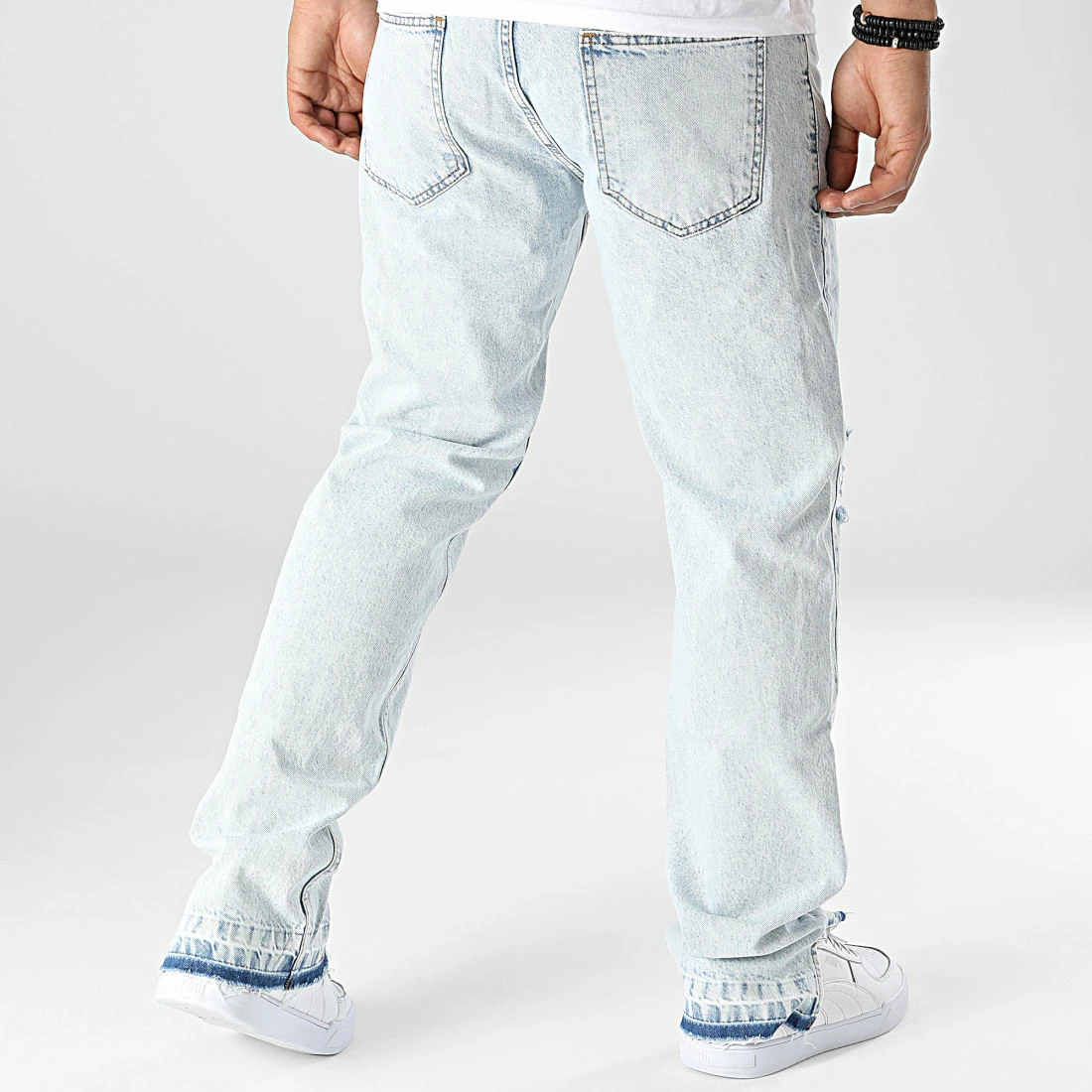 De gros 🛒 Jean Relaxed Fit ES3012 Bleu Wash de 2Y Premium 🔥 6 De gros 🛒 Jean Relaxed Fit ES3012 Bleu Wash de 2Y Premium 🔥 – Image 4