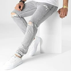 Bon marché 👍 Jean Relaxed Fit B6777 Gris de 2Y Premium ⭐ -2Y Premium Soldes 2y premium 318352 B6777 GREY 20220509T155254 03