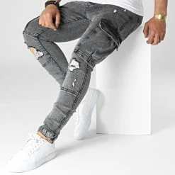 Meilleur prix 👏 Jean Slim B5102 Gris de 2Y Premium 🎁 8 Meilleur prix 👏 Jean Slim B5102 Gris de 2Y Premium 🎁 -2Y Premium Soldes 2y premium 318355 B5102 R6 GREY 20220510T135244 03