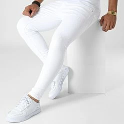Acheter 🥰 Jean Slim B7154 Blanc de 2Y Premium 🌟 -2Y Premium Soldes 2y premium 323791 B7154 WHITE 20220627T154727 03