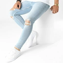 Meilleure affaire 💯 Jean Slim B7068 Bleu Wash de 2Y Premium 🌟 -2Y Premium Soldes 2y premium 323795 B7068 BLUE 20220621T120013 03