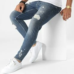 Meilleure vente ✨ Jean Slim B6966 Bleu Denim de 2Y Premium 🤩 -2Y Premium Soldes 2y premium 323799 B6966 BLUE 20220727T150634 03