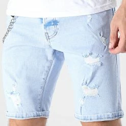 Top 10 ✔️ Short Jean K7223 Bleu Wash de 2Y Premium 🧨