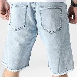 Promo 🥰 Short Jean K6257 Bleu Wash de 2Y Premium 😀 -2Y Premium Soldes 2y premium 325606 K6257 BLUE 20220701T160153 04