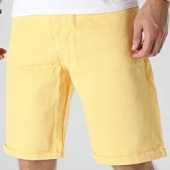 Grosses soldes 👏 Short Jean B6086 Jaune de 2Y Premium 🔥