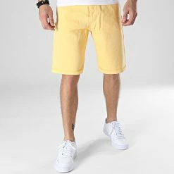 Grosses soldes 👏 Short Jean B6086 Jaune de 2Y Premium 🔥 -2Y Premium Soldes 2y premium 325608 B6086 YELLOW 20220701T160526 03