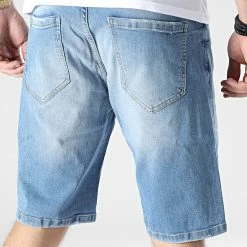 Acheter 🛒 Short Jean K6319 Bleu Wash de 2Y Premium ❤️ -2Y Premium Soldes 2y premium 325610 K6319 1 BLUE 20220701T160244 04
