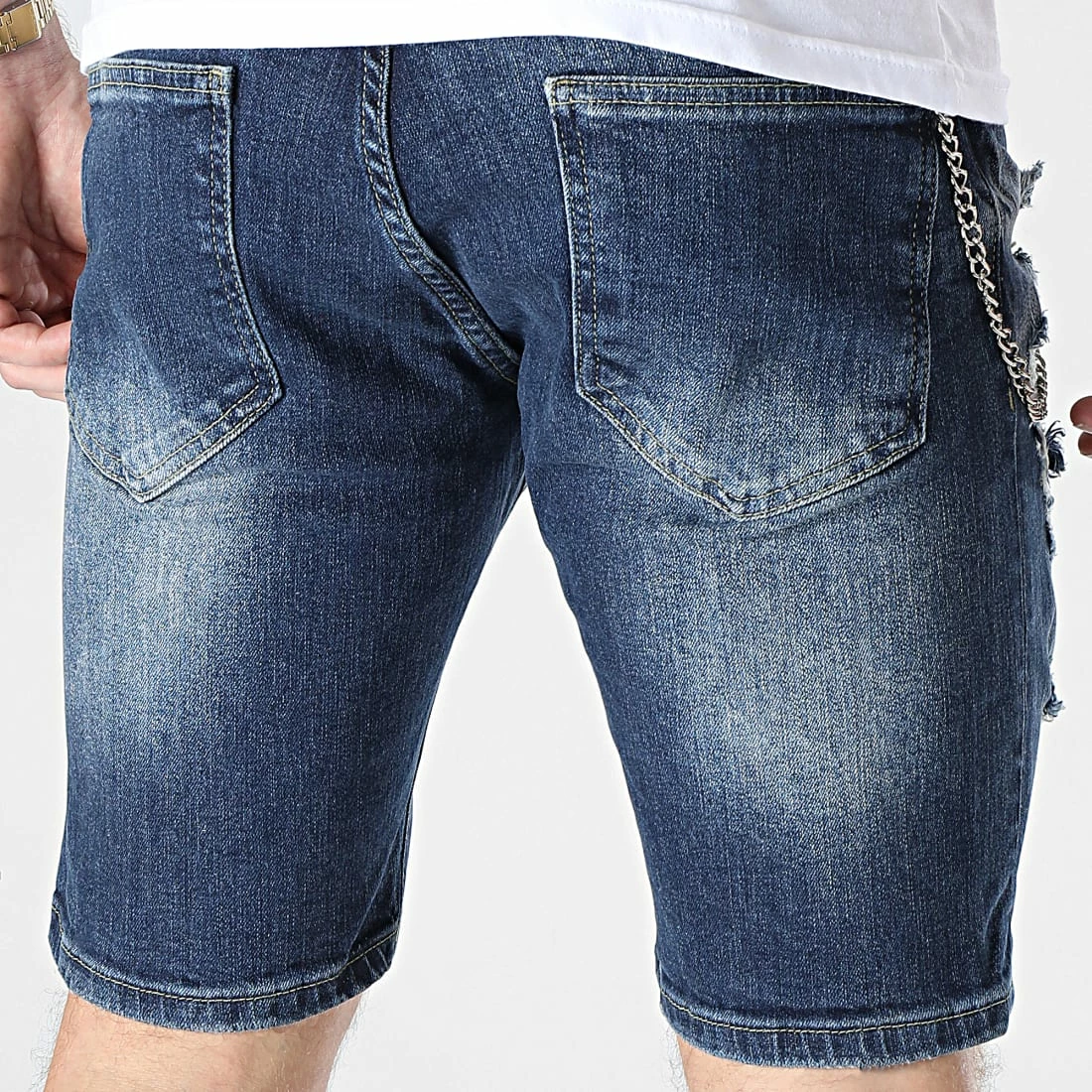 Offres 🤩 Short Jean K7226 Bleu Denim de 2Y Premium 🔔 6 Offres 🤩 Short Jean K7226 Bleu Denim de 2Y Premium 🔔 – Image 4