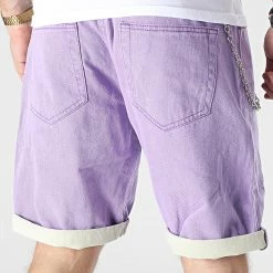 Offres 🌟 Short Jean K6383 Violet de 2Y Premium 🌟 -2Y Premium Soldes 2y premium 325690 K6383 PURPLE 20220704T154540 04