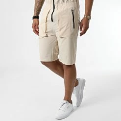 Promo 🤩 Combishort AD-P2021 Beige de 2Y Premium 🎉 -2Y Premium Soldes 2y premium 325786 AD P2021 ECRU 20220630T160532 05