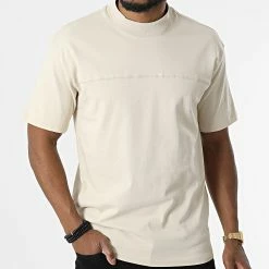 Meilleur prix ❤️ Tee 👕 Shirt FT-6125 Beige de 2Y Premium ✔️ -2Y Premium Soldes 2y premium 327307 FT 6125 2 STONE 20220708T155020 03