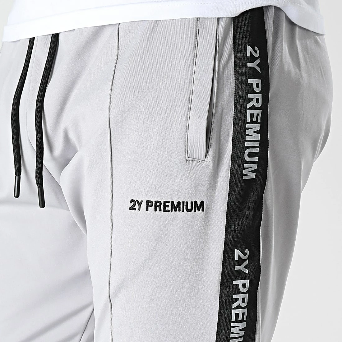 Acheter 😀 Pantalon Jogging A Bandes 2001 Gris de 2Y Premium 🥰 4 Acheter 😀 Pantalon Jogging A Bandes 2001 Gris de 2Y Premium 🥰 – Image 2