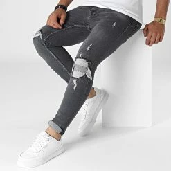 Top 10 🥰 Jean Skinny B6487 Gris Anthracite de 2Y Premium ✔️ -2Y Premium Soldes 2y premium 327376 B6487 1 GREY 20220708T113414 03